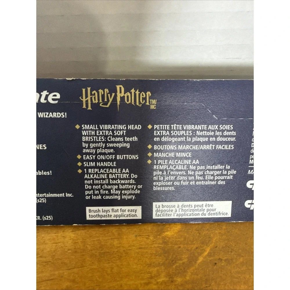 Harry Potter Gryffindor Colgate Kids‎ Battery Powered Toothbrush Extra Soft